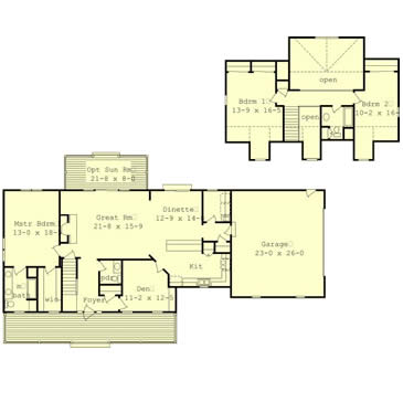 Atkinson Home Floor Plan